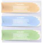 Abstract Color Paper Banners For Infographic Staples. Vector.. Within Staples Banner Template