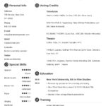 Actors Resume Format – Calep.midnightpig.co Inside Theatrical Resume Template Word