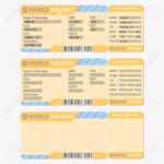 Airline Ticket Template – Calep.midnightpig.co For Blank Parking Ticket Template