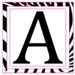 Alphabet Banner Clipart Pertaining To Letter Templates For Banners