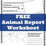 Animal Report Worksheet – Only Passionate Curiosity Regarding Animal Report Template