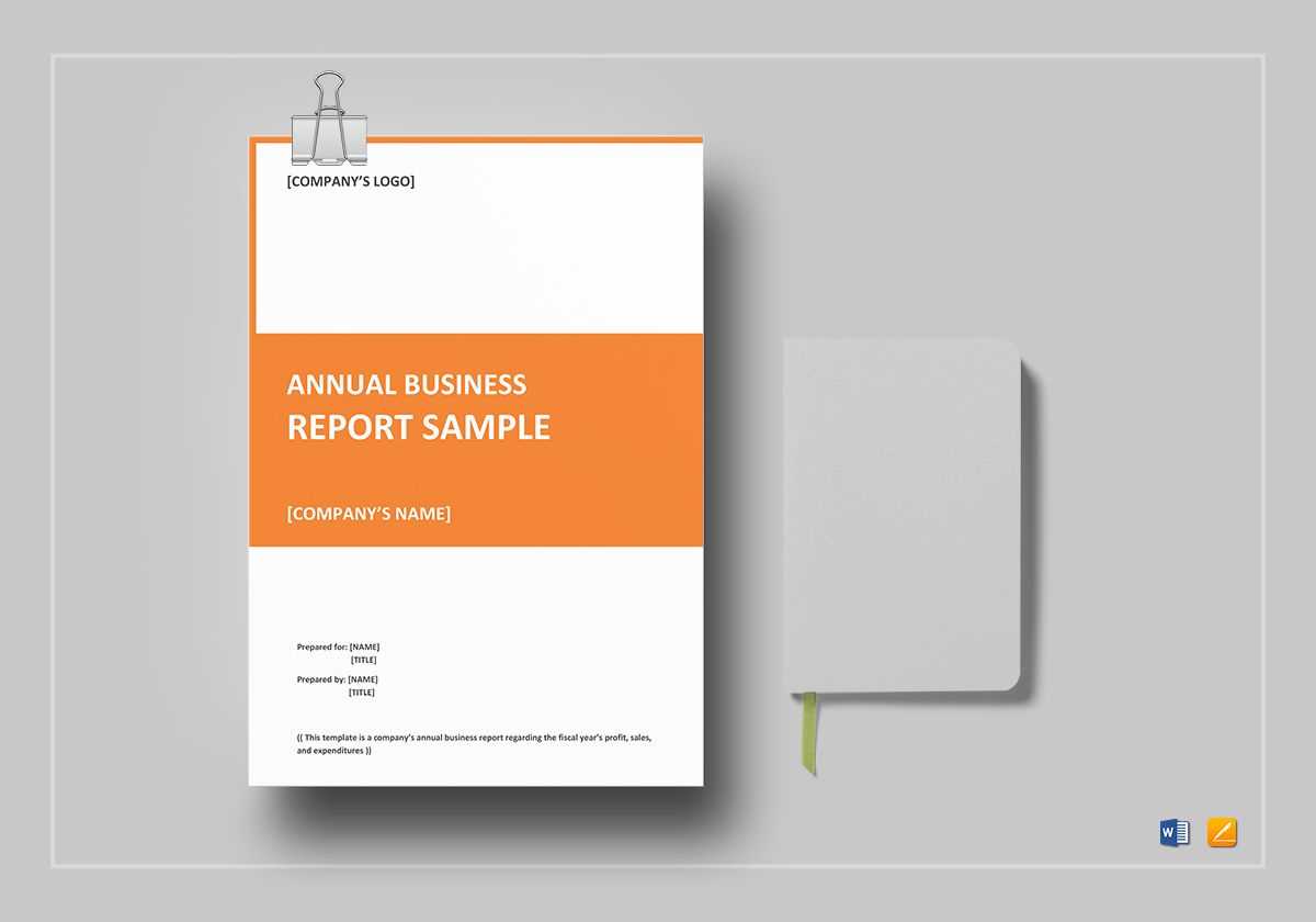 Annual Business Report Template Throughout It Report Template For Word