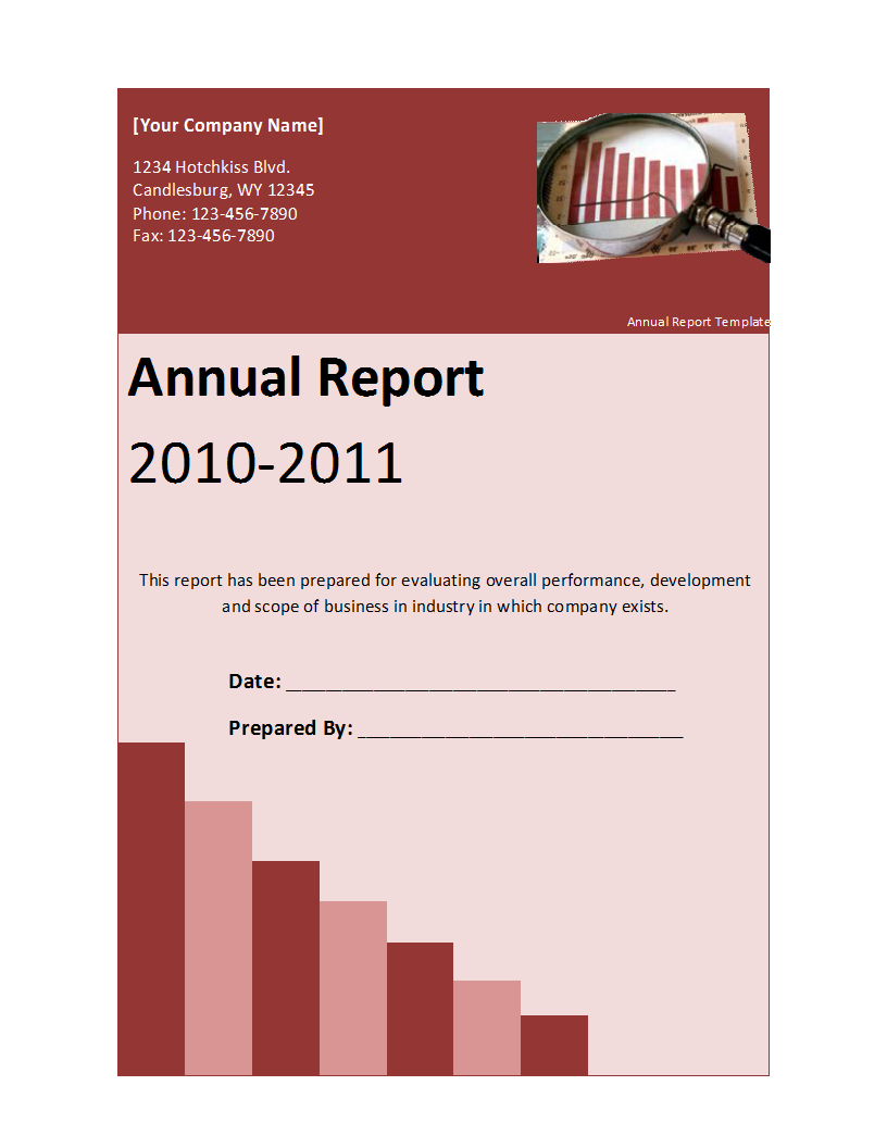 Annual Report Template Throughout Summary Annual Report Template