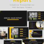 Annual Sales Report Powerpoint Template For Sales Report Template Powerpoint