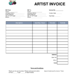 Art Invoice – Dalep.midnightpig.co Within Cd Liner Notes Template Word