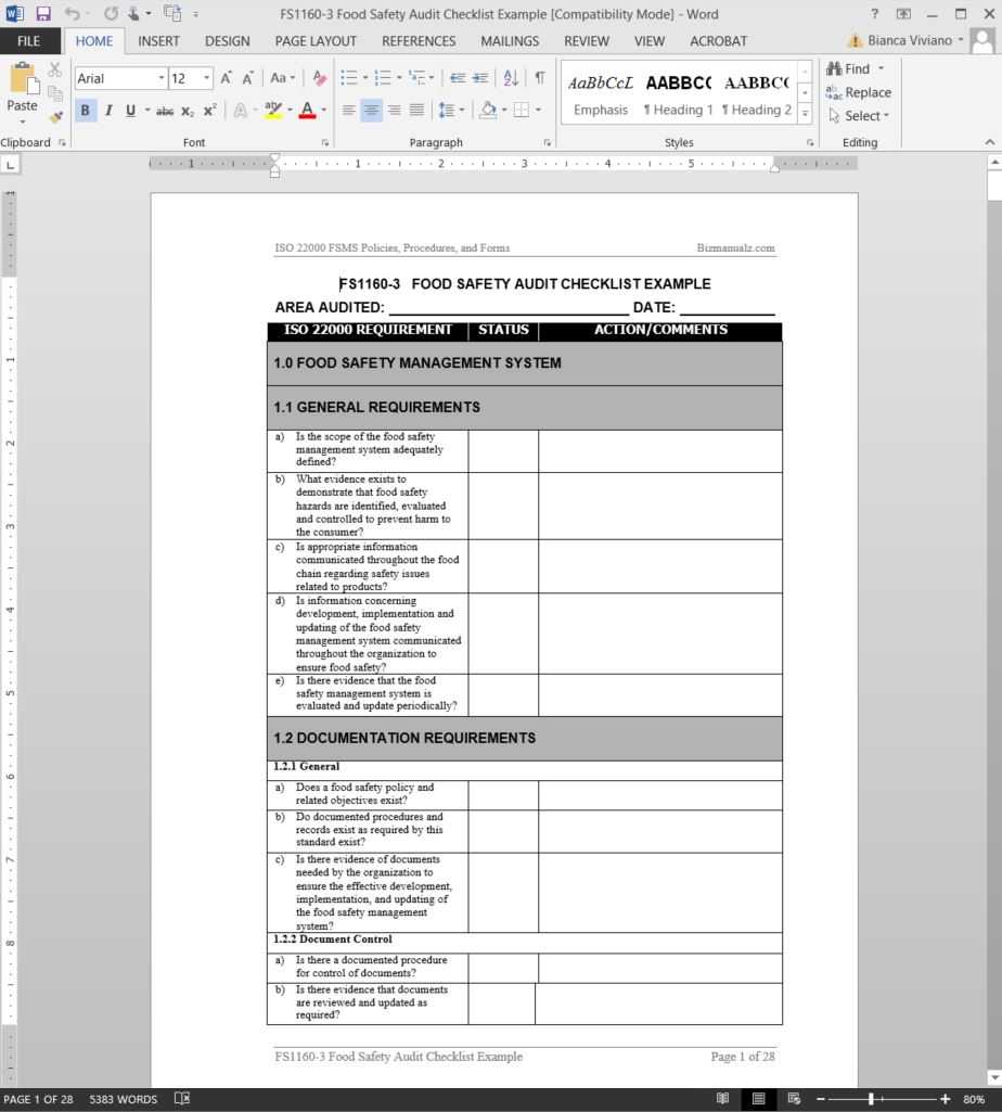 Audit Form Sample – Calep.midnightpig.co Within Security Audit Report Template
