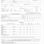 Auto Job Application Form – 2 Free Templates In Pdf, Word In Job Application Template Word