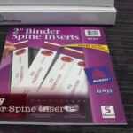 Avery Binder Spine Inserts Demo Inside 3 Inch Binder Spine Template Word