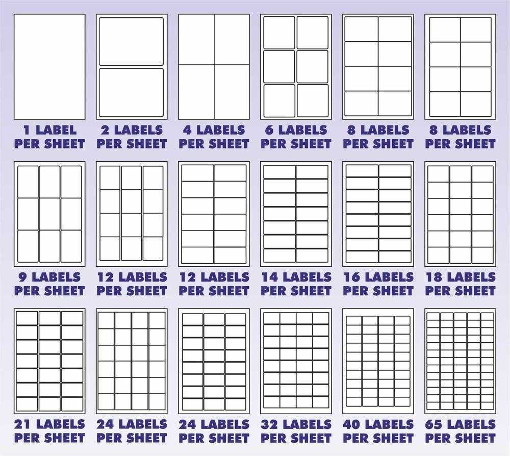 Word Label Template 8 Per Sheet