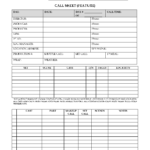 Awesome Call Sheet (Feature) Template Sample For Film Pertaining To Blank Call Sheet Template