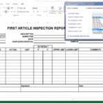 Awesome Machine Shop Inspection Report Ate For Spreadsheet With Machine Shop Inspection Report Template
