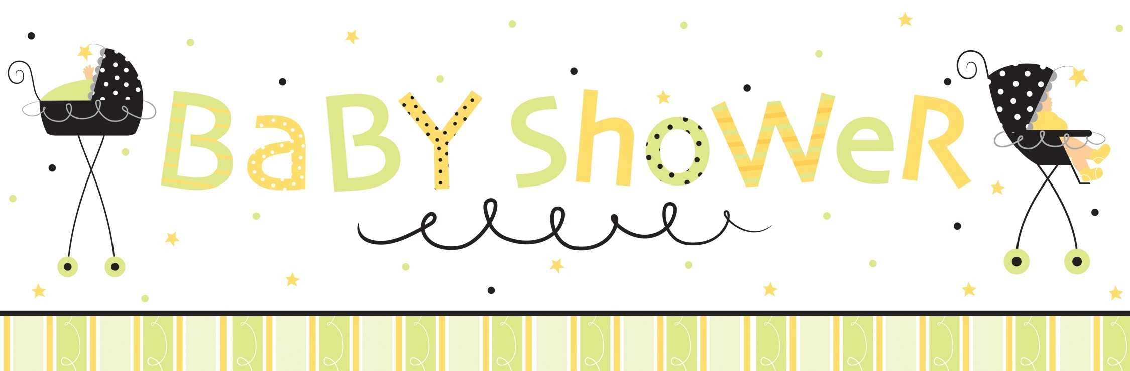 Baby Shower Banner Clipart With Baby Shower Banner Template