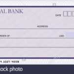 Bank Cheque Stock Photos & Bank Cheque Stock Images – Alamy With Regard To Large Blank Cheque Template