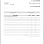 Bank Statement Template Doc – Carlynstudio With Blank Bank Statement Template Download