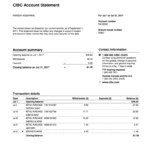 Bank Statement Template – Fill Online, Printable, Fillable Inside Blank Bank Statement Template Download