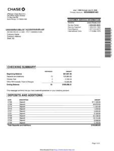 Bank Statement Template - Fill Out And Sign Printable Pdf Template | Signnow with regard to Blank Bank Statement Template Download