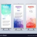 Banner Stand Design Template With Abstract regarding Banner Stand Design Templates