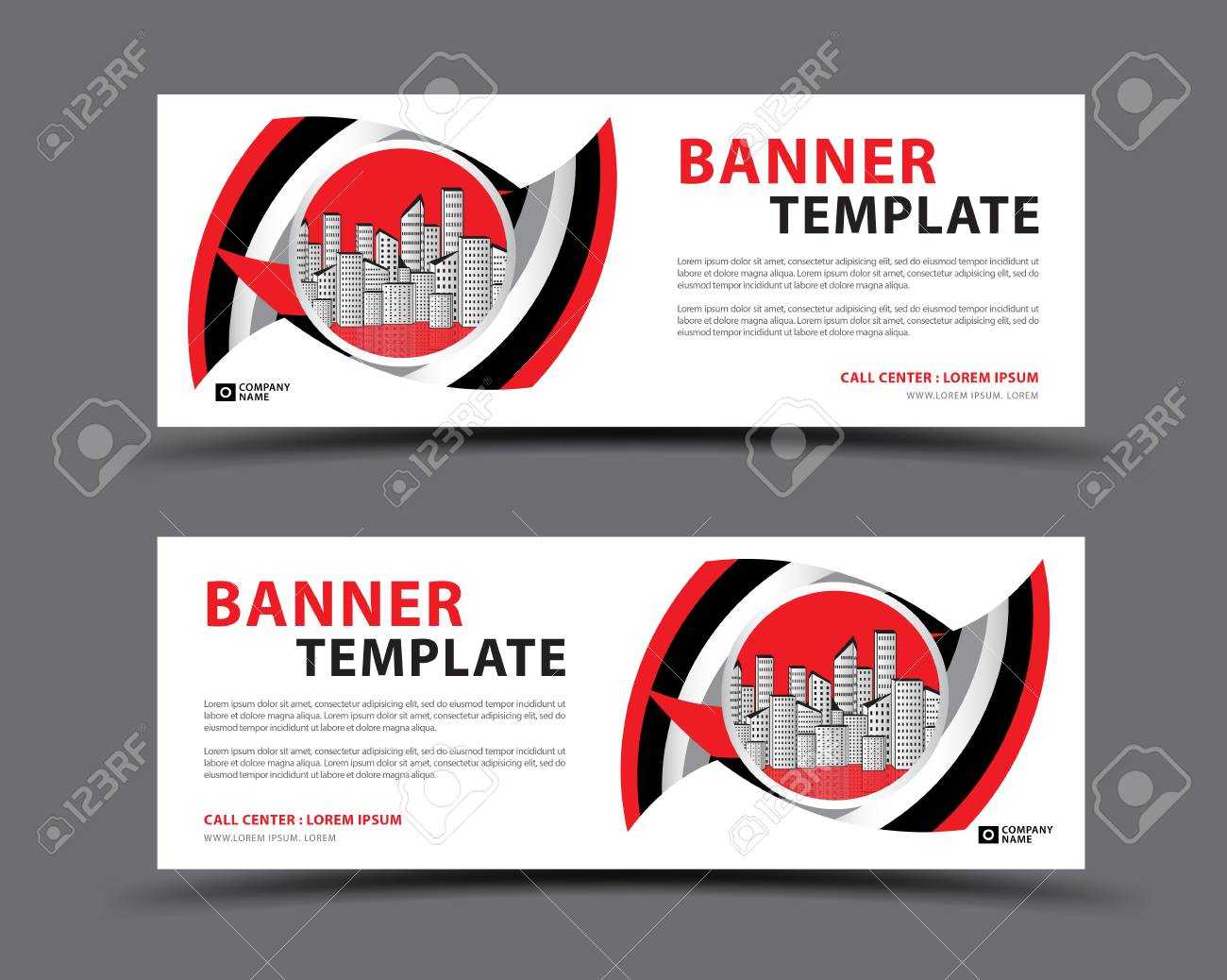 Banner Template With City Vector, Web Banner, Billboard Design,.. Pertaining To Product Banner Template