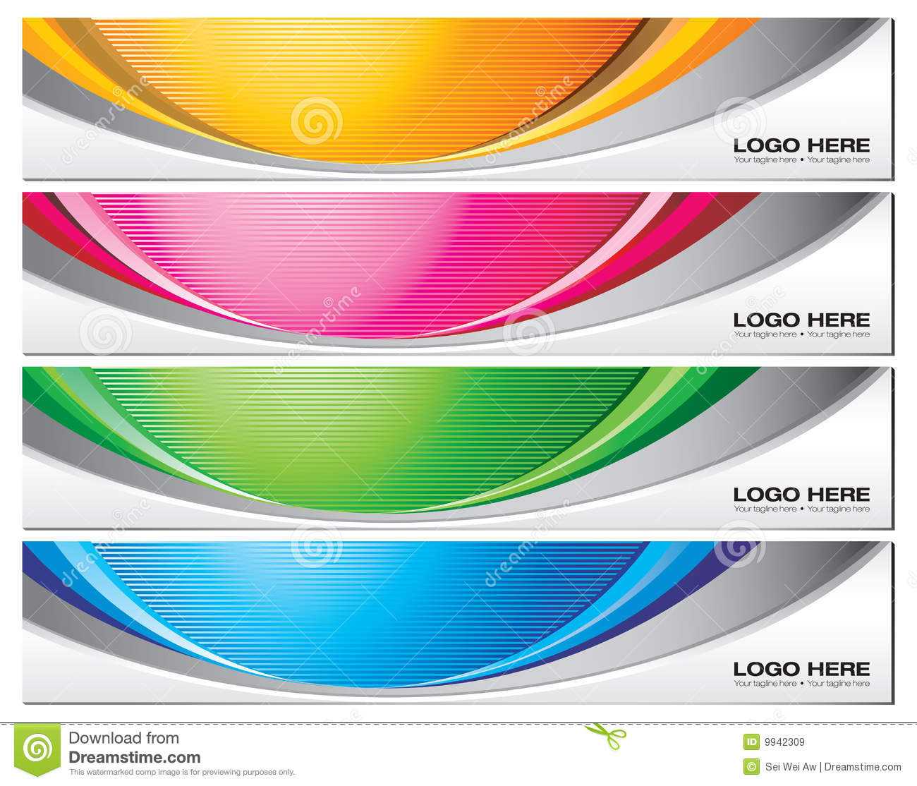 Banner Templates Stock Vector. Illustration Of Cool With Regard To Free Online Banner Templates