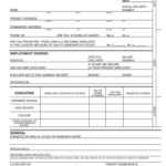 Basic Application For Employment Form Free – Dalep Inside Employment Application Template Microsoft Word