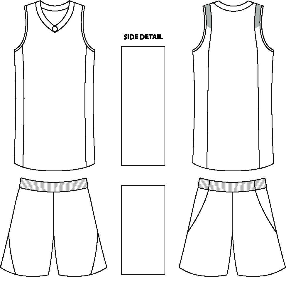 Basketball Jersey Template Png 4 » Png Image For Blank Basketball Uniform Template