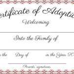Best Free Printable Adoption Papers | Bates's Website In Blank Adoption Certificate Template
