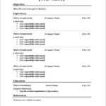 Biodata Format In Word File Free Download – Resume Template 2018 With Free Printable Resume Templates Microsoft Word