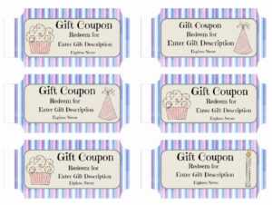 Birthday Coupon Book Template - Calep.midnightpig.co intended for Coupon Book Template Word