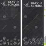 Black School Banners Stock Vector. Illustration Of Eraser For Classroom Banner Template