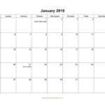 Blank Calendar 2019 Throughout Blank Calander Template