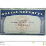 Blank Card Stock Photo. Image Of Financial, Card, Social With Regard To Blank Social Security Card Template Download