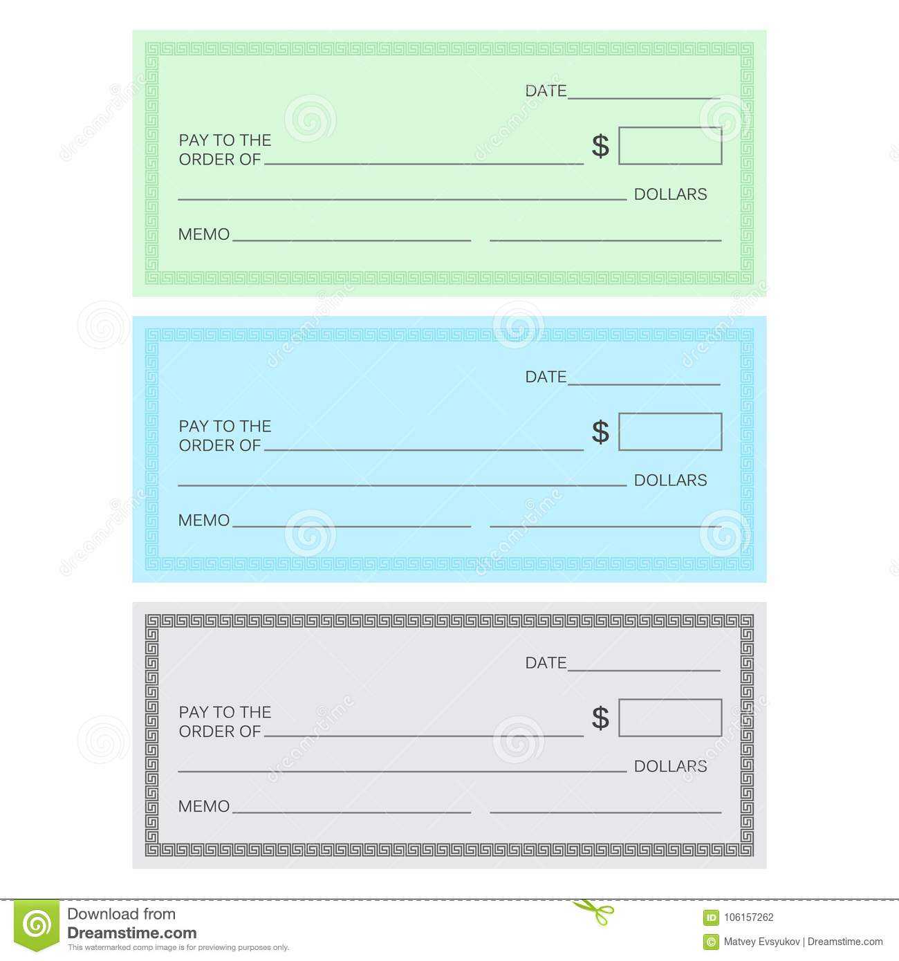 Blank Check Template. Check Template. Banking Check Templ With Blank Business Check Template
