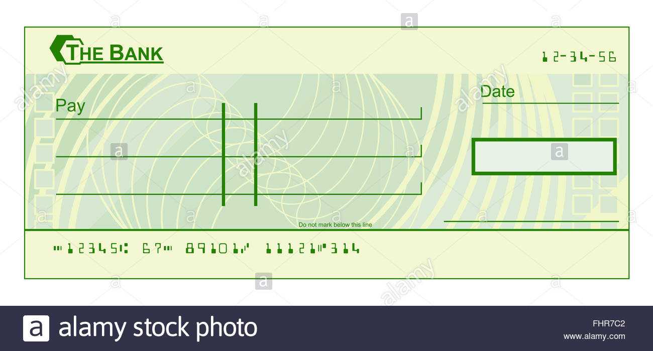 Blank Cheque Stock Photos & Blank Cheque Stock Images – Alamy With Regard To Blank Cheque Template Uk