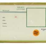 Blank Drivers License With Visible Old Paper Texture, Scratchs Throughout Blank Drivers License Template