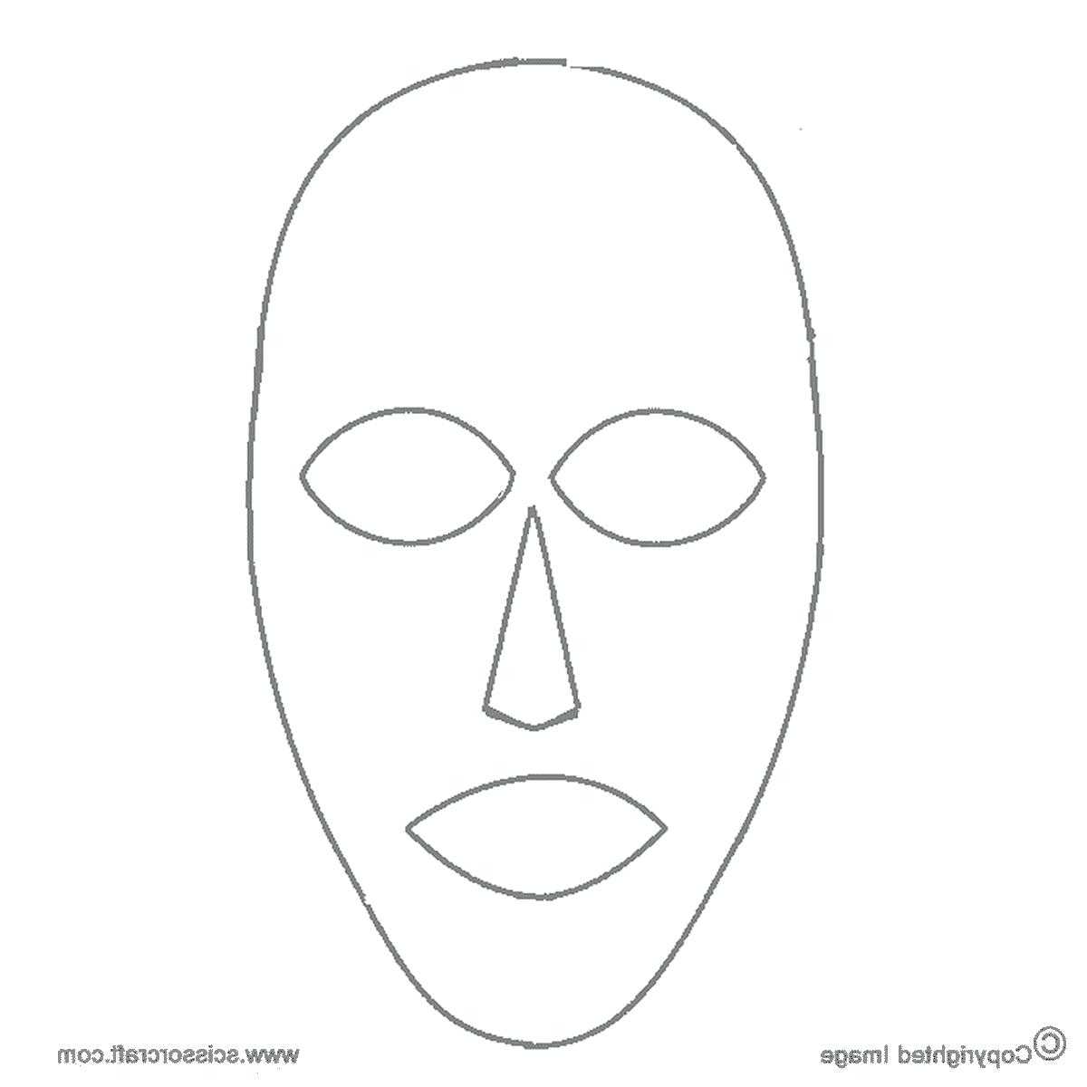 Blank Face Sketch At Paintingvalley | Explore Collection With Blank Face Template Preschool