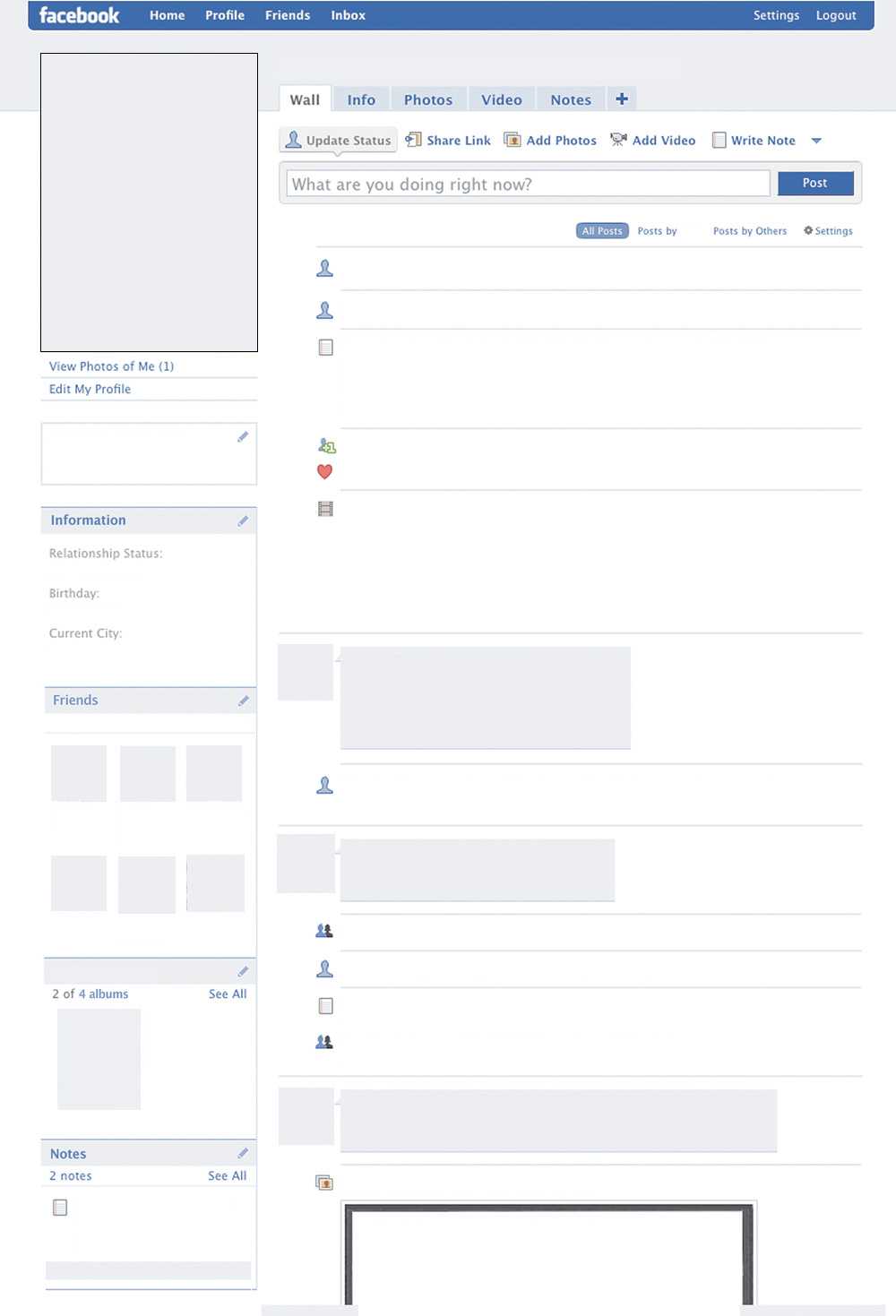 Blank Facebook Template – Dalep.midnightpig.co Intended For Blank Twitter Profile Template