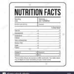 Blank Food Label Template – Best Sample Template In Nutrition Label Template Word