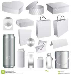Blank Packaging Templates Stock Vector. Illustration Of for Blank Packaging Templates