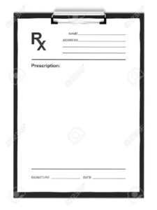 Blank Prescription Form - Calep.midnightpig.co within Blank Prescription Pad Template