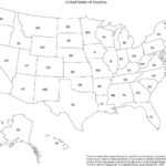 Blank Printable Map Of The United States And Canada For Blank Template Of The United States