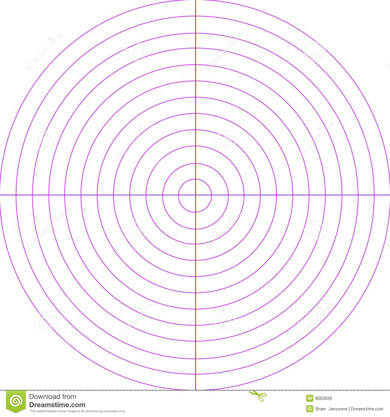Blank Radar Screen Stock Illustration. Illustration Of Pertaining To Blank Radar Chart Template
