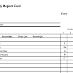 Blank Report Card – Falep.midnightpig.co Pertaining To Fake College Report Card Template