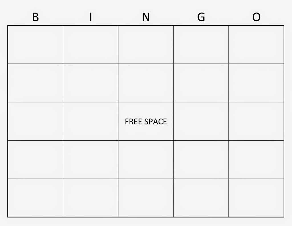 Blank Sight Word Bingo Template – Gutjop With Regard To Blank Bingo Card Template Microsoft Word