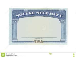 Blank Social Security Card Template Download - Great with regard to Blank Social Security Card Template Download