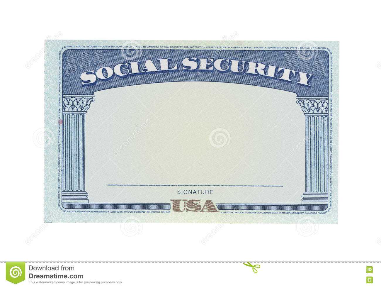 Blank Social Security Card Template Download - Great With Regard To Blank Social Security Card Template