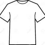 Blank T Shirt Template Vector Regarding Blank Tee Shirt Template
