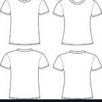 Blank T Shirts Template Regarding Blank Tshirt Template Pdf