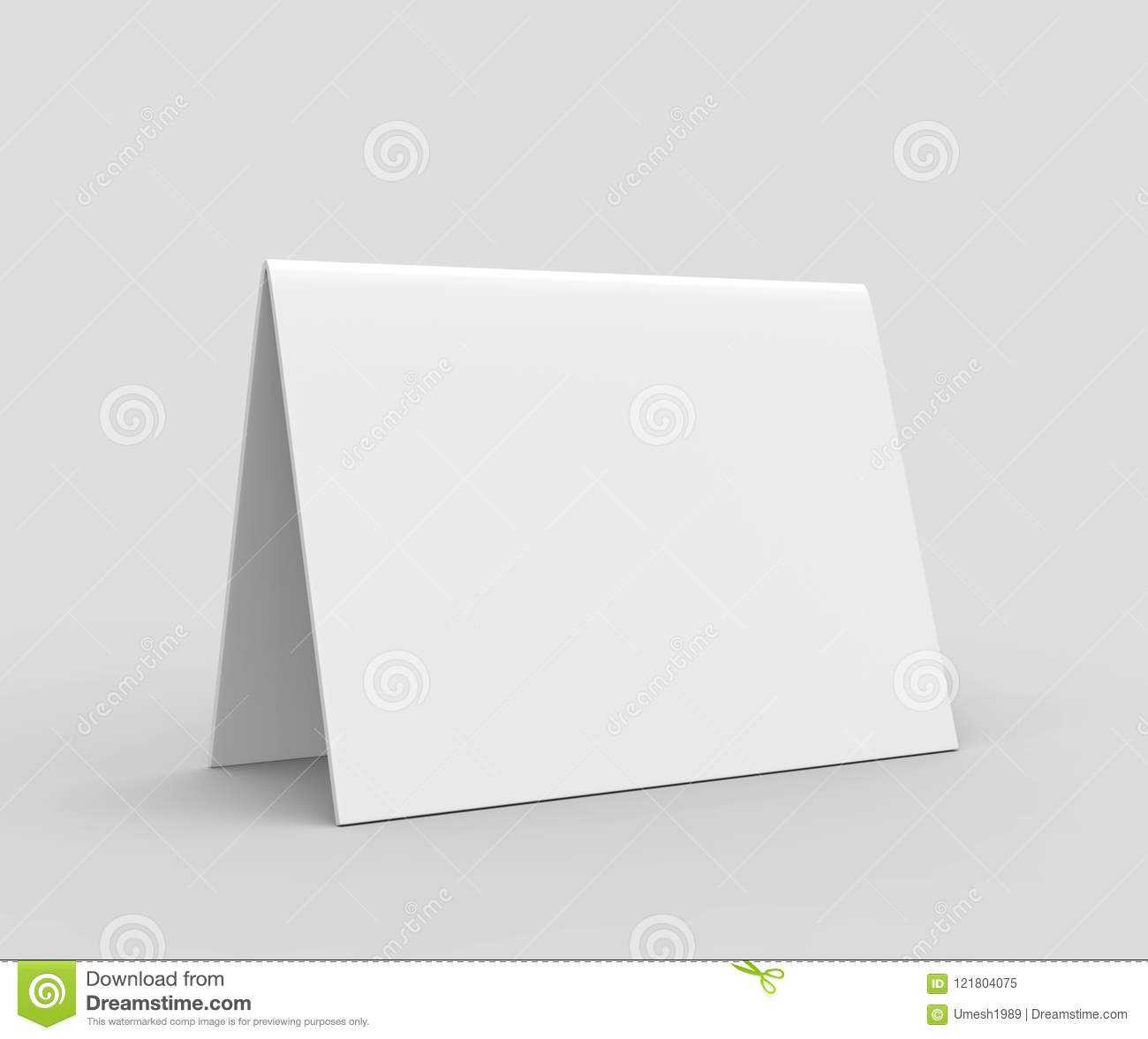 Blank Table Tents – Falep.midnightpig.co For Blank Tent Card Template