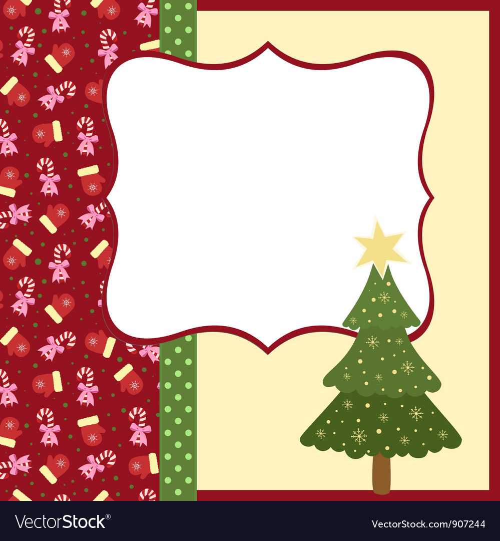 Blank Template For Christmas Greetings Card Intended For Blank Christmas Card Templates Free