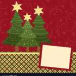 Blank Template For Christmas Greetings Card Within Blank Christmas Card Templates Free